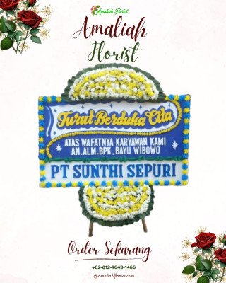 Papan Bunga Duka di Gowa