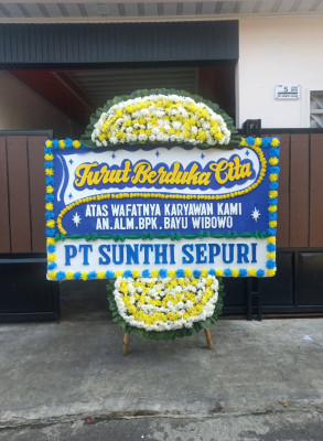 Papan Bunga Duka di Gowa