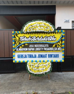 Papan Bunga Duka di Gowa